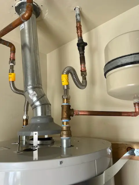 Water heater installation and plumbing repair in Bedford Springs