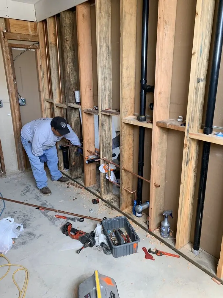 Commercial rough-in plumbing for Gas Line Repair in Bedford Springs